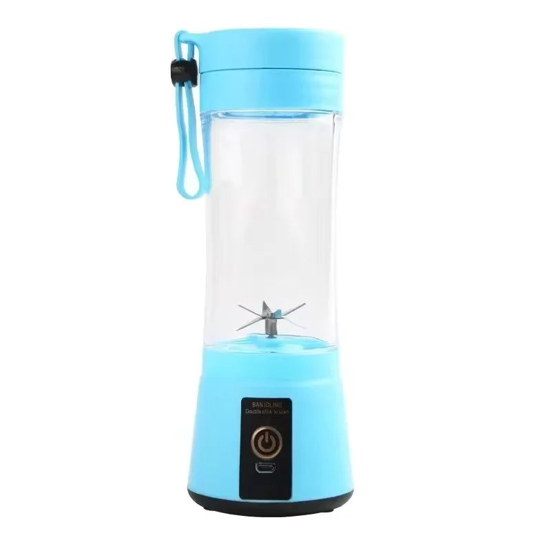 Cordless Portable Personal Size Blender - Mini Blender Make Smoothies and Shakes, 380Ml BPA Free Travel Cup for Office/Home/Gym
