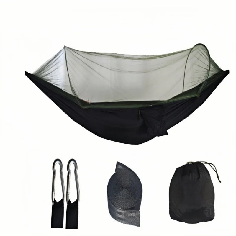 Camping hammock Super elastic fast opening hammock suitable for camping hammock outdoor furniture garden leisure hammock