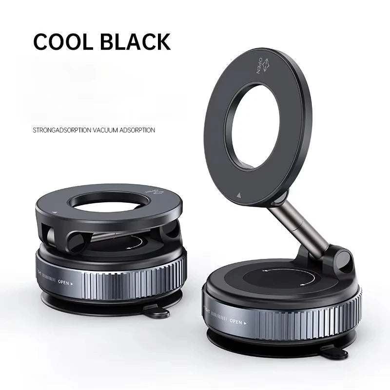 For Magsafe Car Phone Holder Suction Cup Vacuum Magnetic Phone Hholder 360° rotatable and foldable Phone Holder